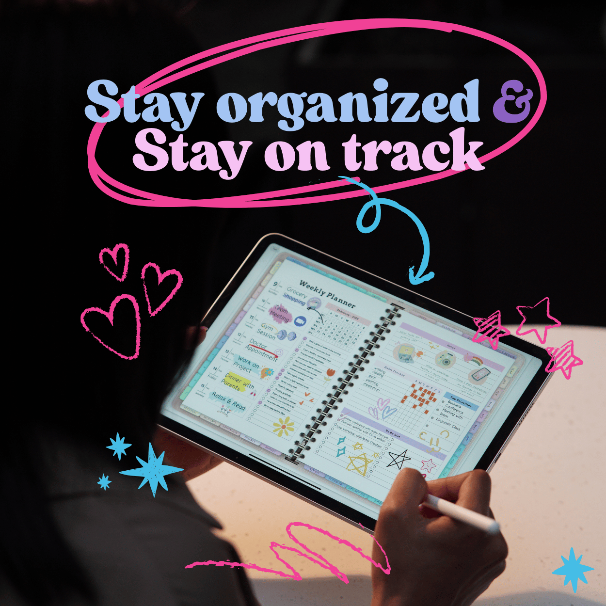 All-in-One Digital Planner 2025, 2026, 2027