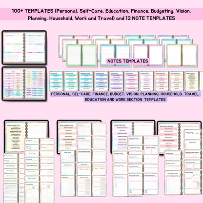 All-in-One Digital Planner 2025, 2026, 2027